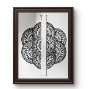Celestial Bloom Mandala Art