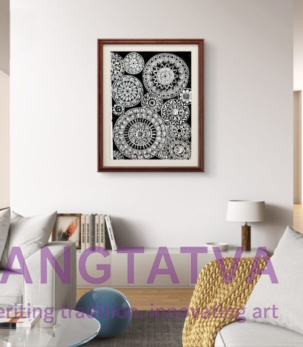 Soulful Symmetry Mandala Art