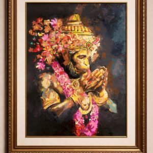 Divine Handmade Canvas Painting – Invite Blessings Home